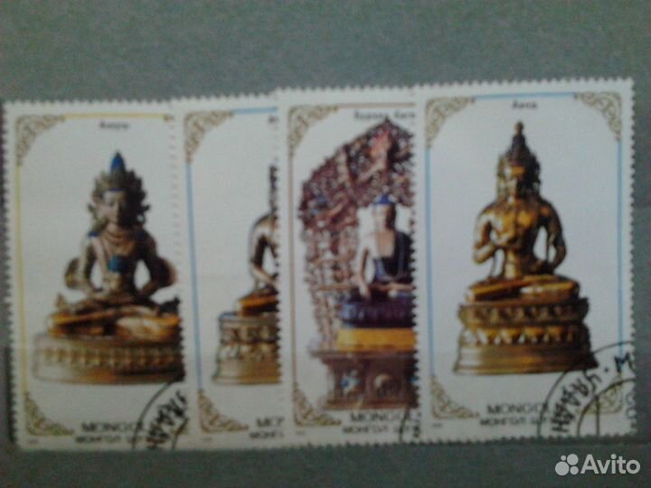 Почтовые коллекционные марки Монголии (50-90 гг.)