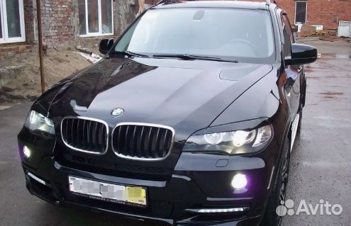 Реснички на фары для BMW (бмв Х5) X5 E70 2007-2013