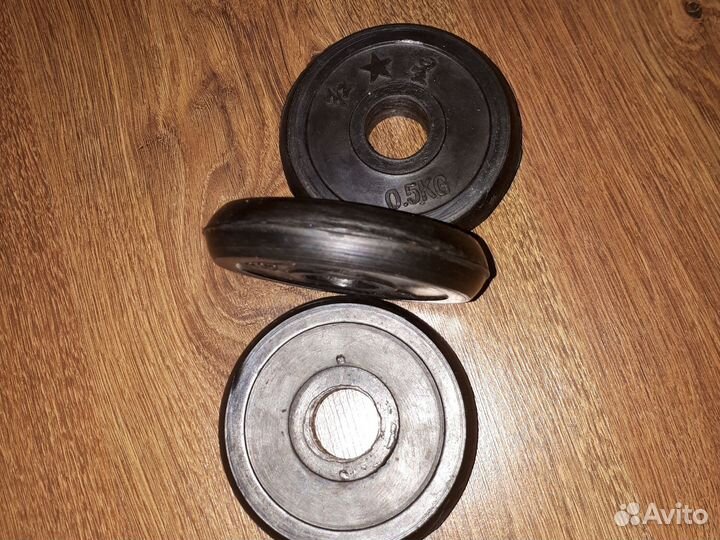 Спортивные блины 0.5 кг. 26мм