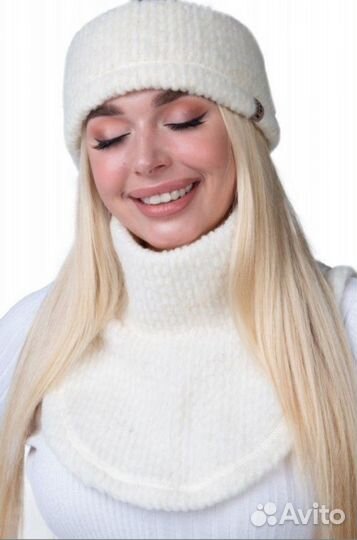Шапка и снуд женский