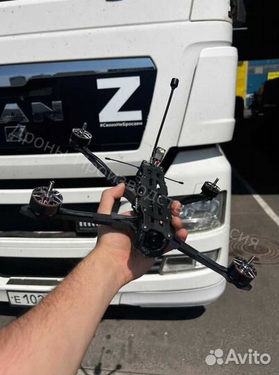 Квaдрoкоптeр fpv Piranha 7 и 10 дюймов