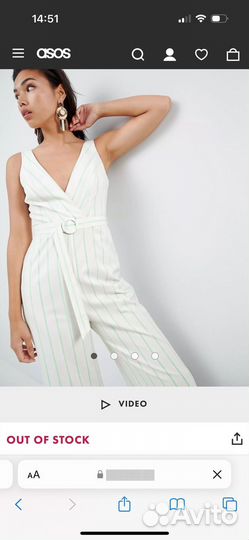 Комбинезон женский с широкими брюками