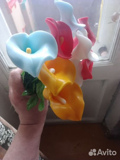 Цветы из мыла,каллы