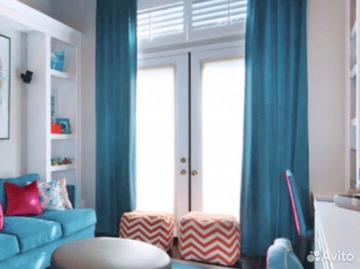 Шторы готовые канвас 3м