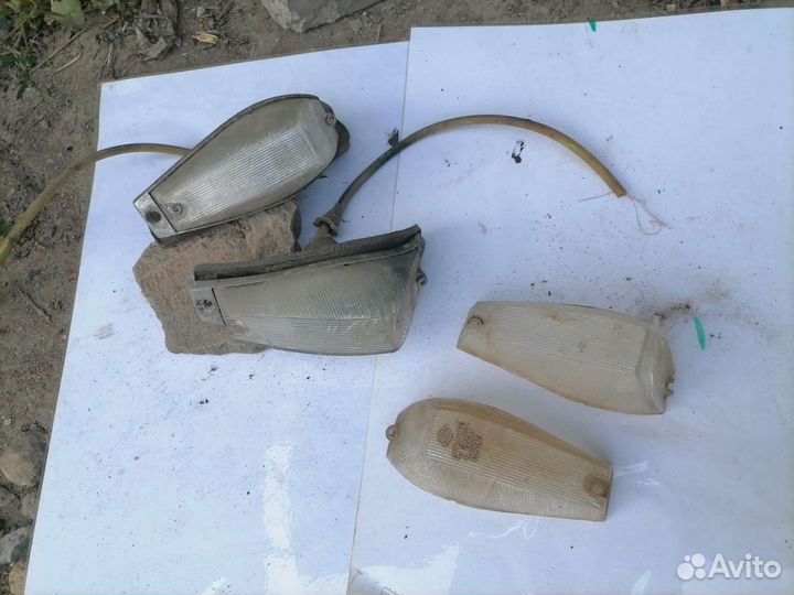 Фары заз, хромированные ободки