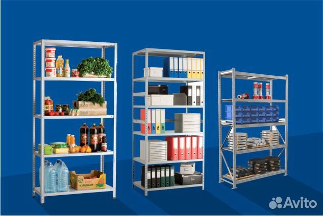 Стеллажи металлические