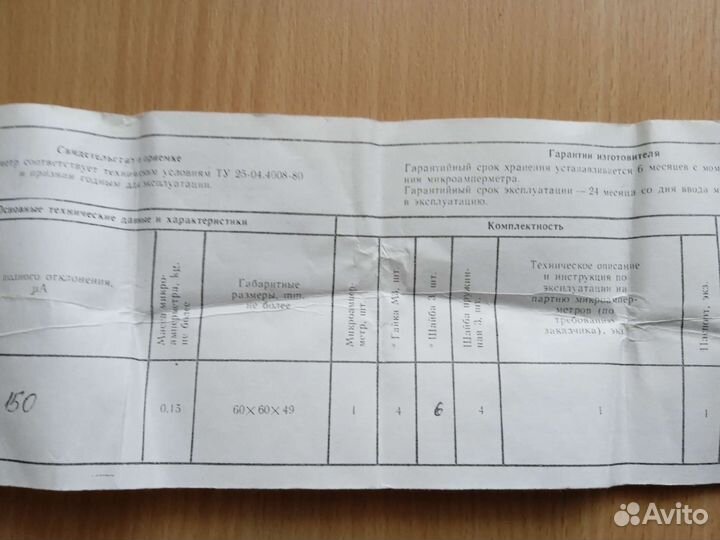 Микроамперметр