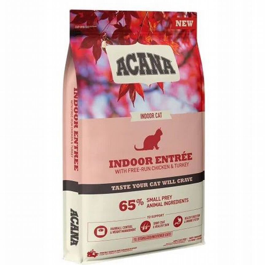 Корм для кошек acana indoor entree 4,5 кг