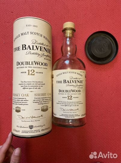 Тара (бутылка) от элитного импортного алкоголя