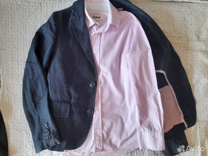 Gulliver Пиджак 152 Рубашка 140