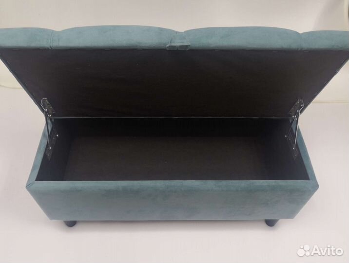 Банкетка пуфик в прихожую с ящиком 800х350х400мм