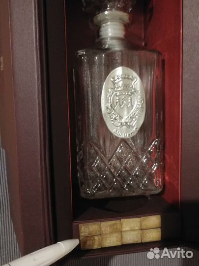 Графин барный, серебряный герб гос. San. Marino