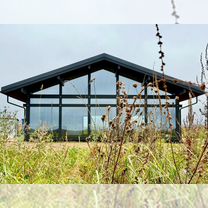 Дом из клееного бруса в стиле Факверх 130 кв.м