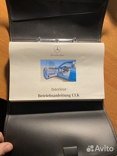 Сервисная книжка mercedes CLK w208
