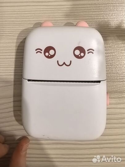 Портативный детский мини принтер с набором бумаги