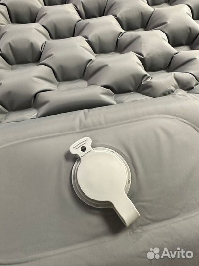 Матрас надувной scallops AIR-pump-1 40D Nylon Gray