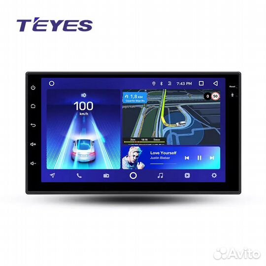 Магнитола Teyes 2 din универсальная CC2+ 3/32