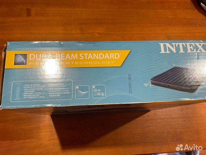Надувной матрас intex 1.83х2.03х25
