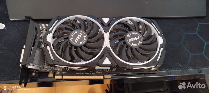 Видеокарта rx580 8gb msi