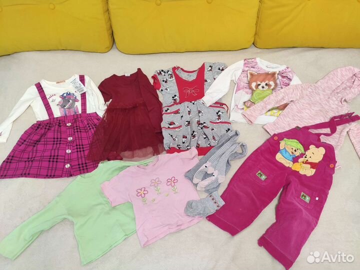 Одежда пакетом для девочки 98 104