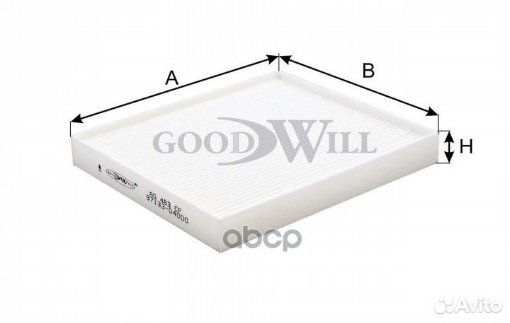 Фильтр салона hyundai creta 16/tucson 16- AG 4