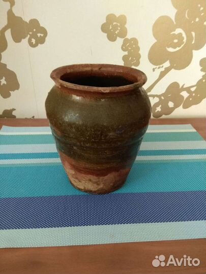 Кувшин глиняный старинный