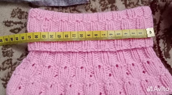 Шапка, снуд, манишка, варежки