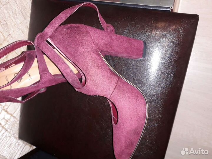 Ботильоны женские 37 размер замшевые новые