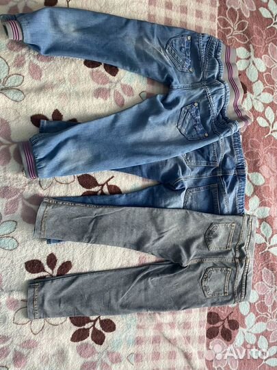 Джинсы для девочки 92