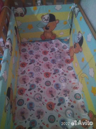 Бортики в кроватку новые