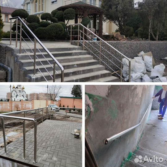 Перила для лестниц из нержавеющей стали