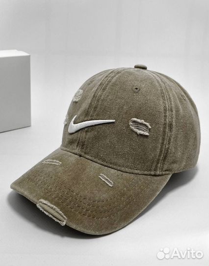 Кепка Nike рваная/вареная