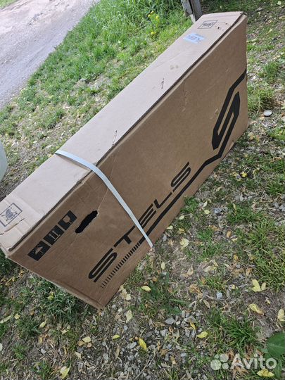 Велосипед stels pilot 210 vc 20, серый, новый