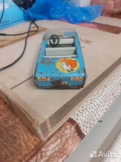 Детская машинка железная СССР