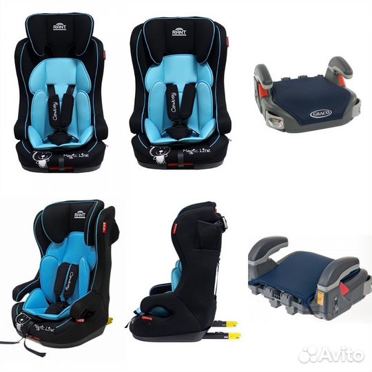 Автокресло Rant IsoFix 9-36 / Бустер Graco 15-36