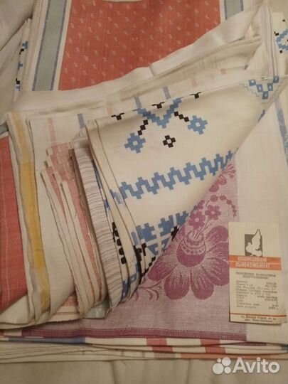 Льняные полотенца новые СССР