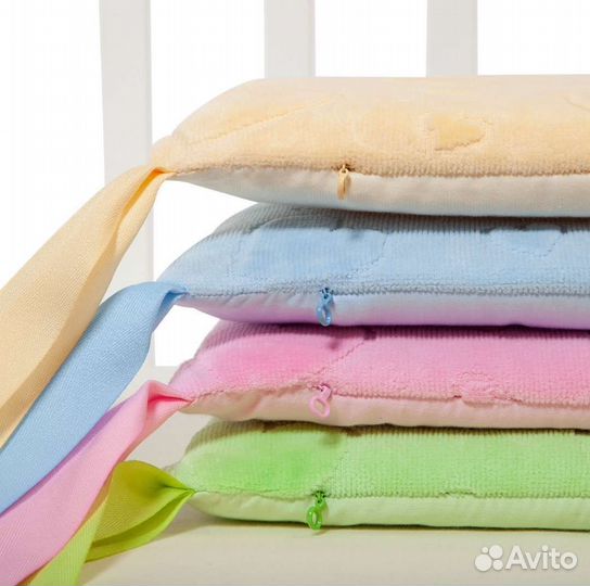 Мягкие бортики для детской кроватки