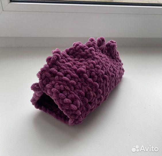 Уютный вязаный домик для крыс/хомяков