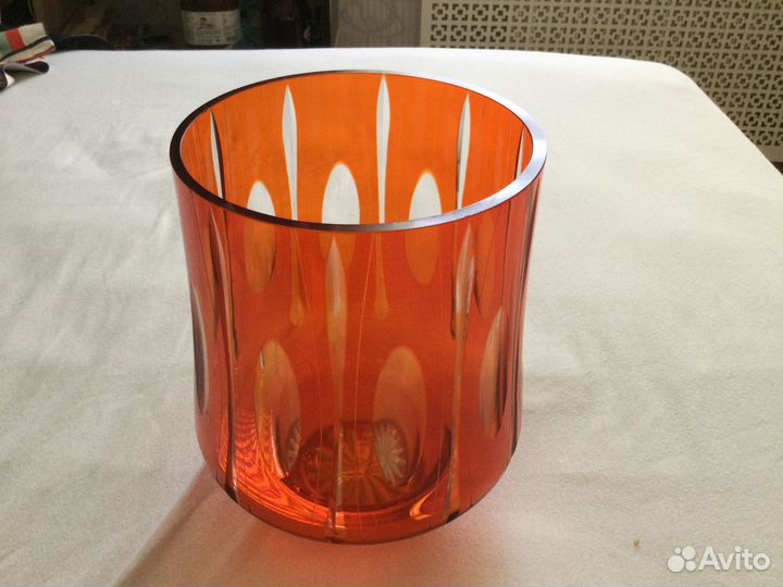 Ваза цветное стекло СССР