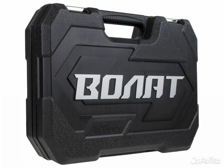 Набор головок и бит 108пр. волат (1/4,1/2, 6 гр.)