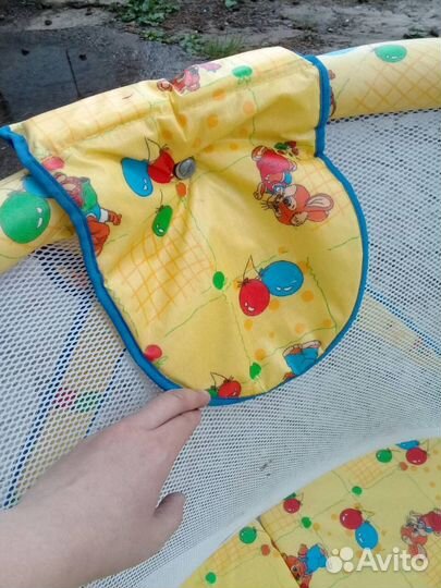 Детский круглый манеж