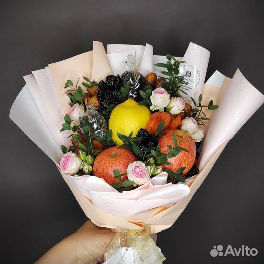 Букет из сухофруктов, съедобный букет