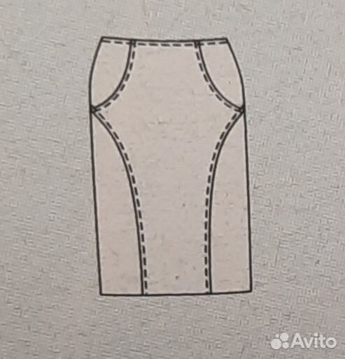 Юбка классика р-р. 48, вещь новая