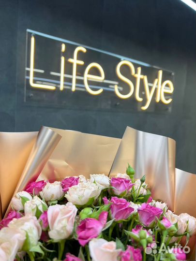 Неоновая вывеска под заказ арт123