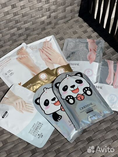 Тканевые маски для лица, рук и ног