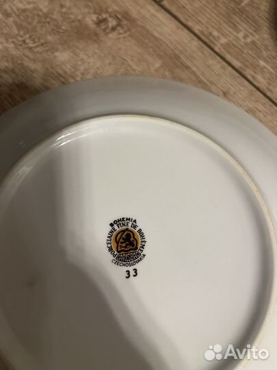 Сервиз столовый Bohemia Checkoslovakia