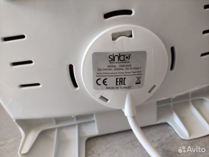 Сэндвичница гриль Sinbo Турция