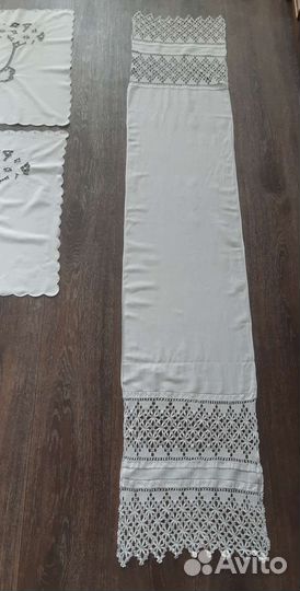 Рушник старинный ретро лен вышивка ручная