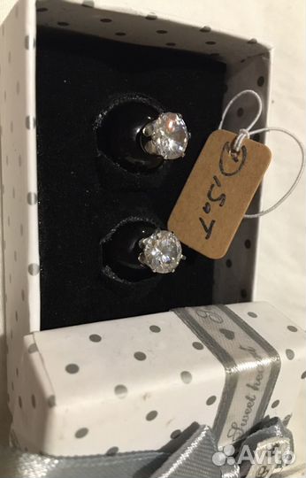 Двухсторонние серьги