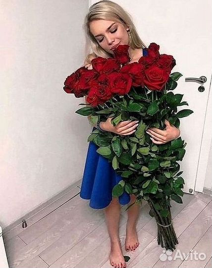 Длинные высокие розы 110 150 160 180 200 см
